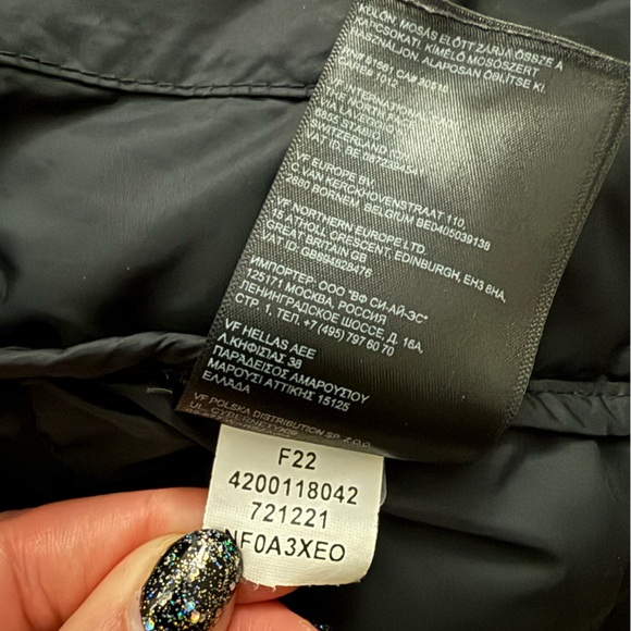 North Face Women’s 1996 Retro Nuptse 700 Puffer Jacket Coat - Black Small S - Picture 10 of 11